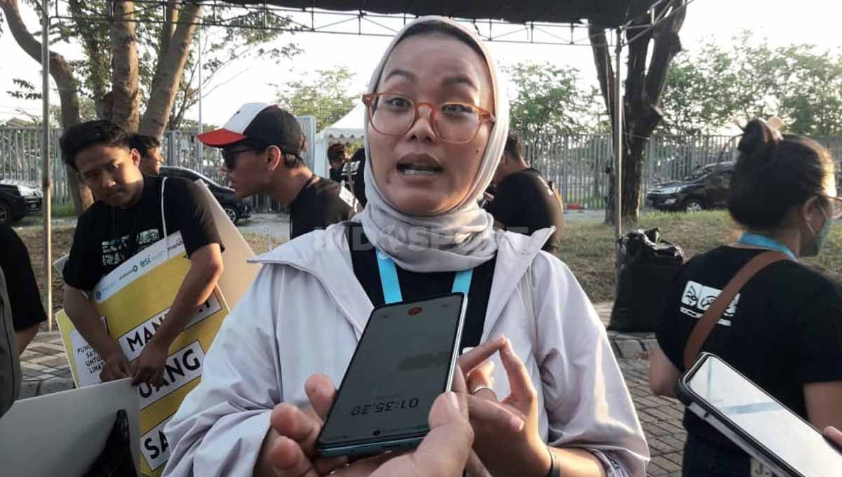 Project Leader Greeneration Foundation, Rifka Annisa. Copyright: &copy; Fitra Herdian/INDOSPORT