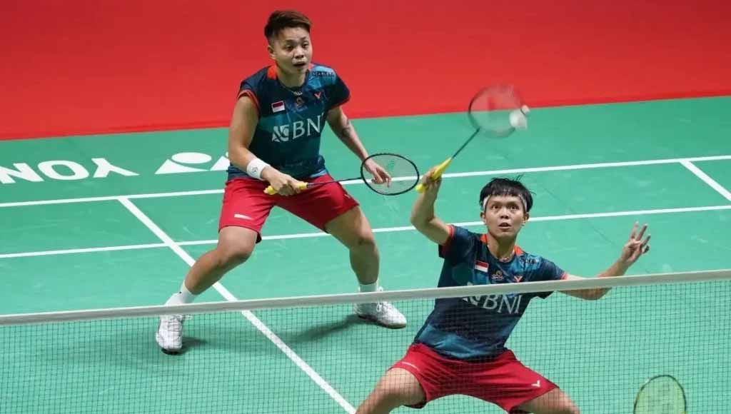 Bintang bulutangkis ganda putri Indonesia, Apriyani Rahayu/Siti Fadia Silva Ramadhanti bisa saja terlempar dari top 10 ranking BWF. (Foto: PBSI) Copyright: © PBSI