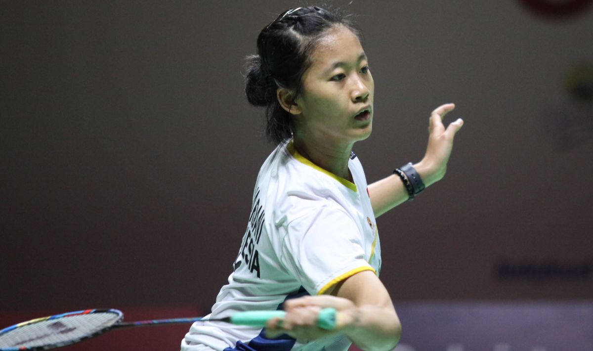 Tunggal putri Indonesia, Putri Kusuma Wardani menang dramatis di babak pertama Korea Open 2023. Foto: Herry Ibrahim/INDOSPORT Copyright: © Herry Ibrahim/INDOSPORT