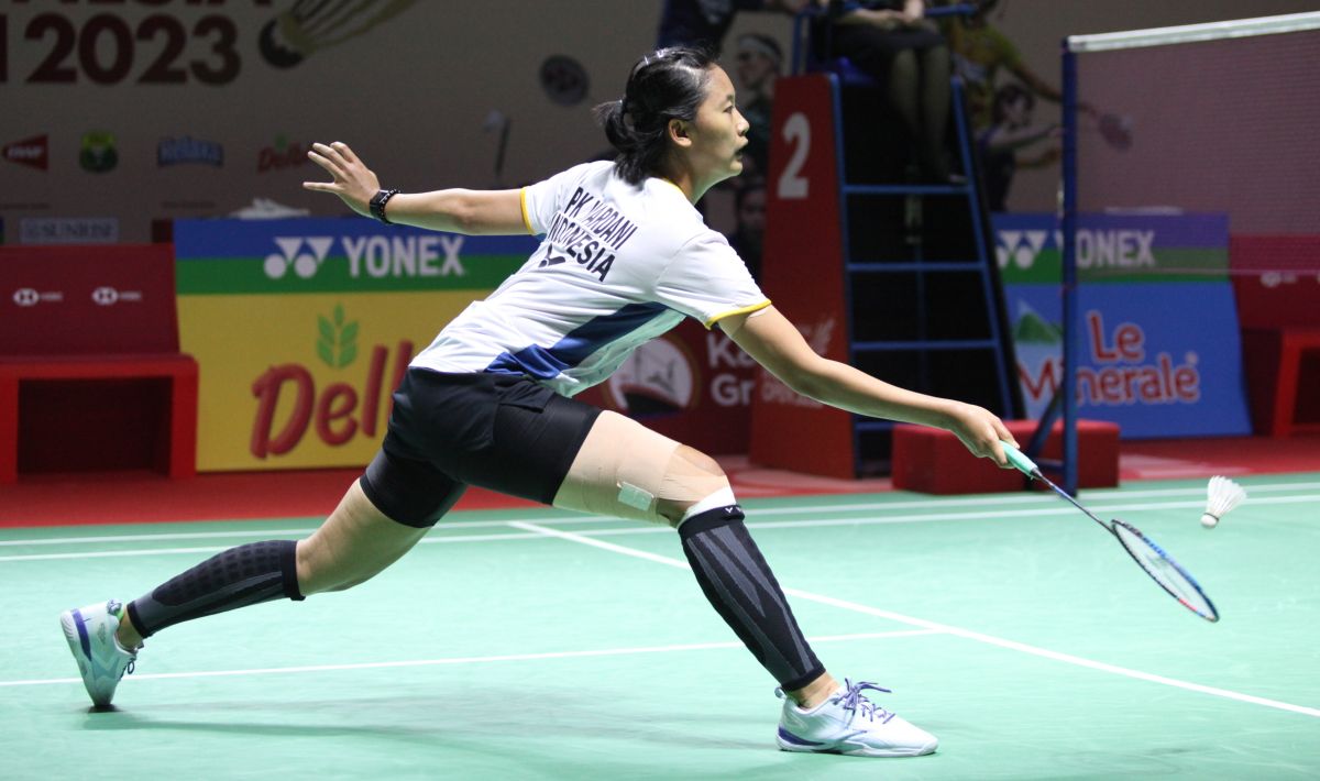 Jadwal Korea Open 2023 pada Kamis (20/07/23), Putri Kusuma Wardani ditantang unggulan Korea Selatan, An Se Young. Foto: Herry Ibrahim/INDOSPORT Copyright: © Herry Ibrahim/INDOSPORT