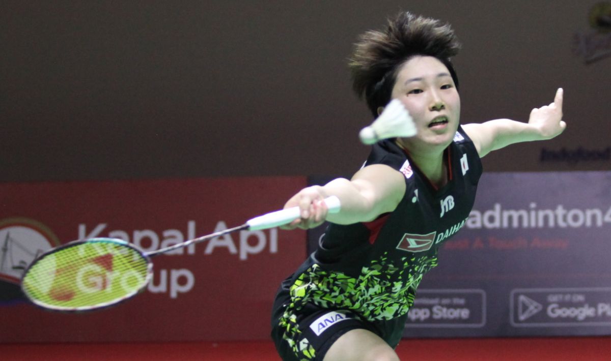 Absennya tiga tunggal putri top dunia, termasuk Akane Yamaguchi, hingga Januari 2024 membuka peluang Gregoria Mariska mendobrak dominasi Big 4 Queens  Foto: Herry Ibrahim/INDOSPORT Copyright: © Herry Ibrahim/INDOSPORT