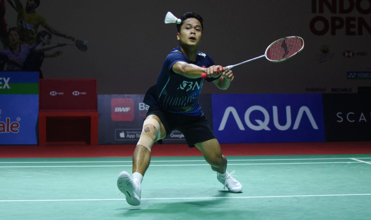 Daftar pemain mundur dari Kejuaraan Dunia Bulutangkis 2023 di antaranya Anthony Sinisuka Ginting dan Choi Sol-gyu/Kim Won-ho. Foto: Herry Ibrahim/INDOSPORT Copyright: © Herry Ibrahim/INDOSPORT