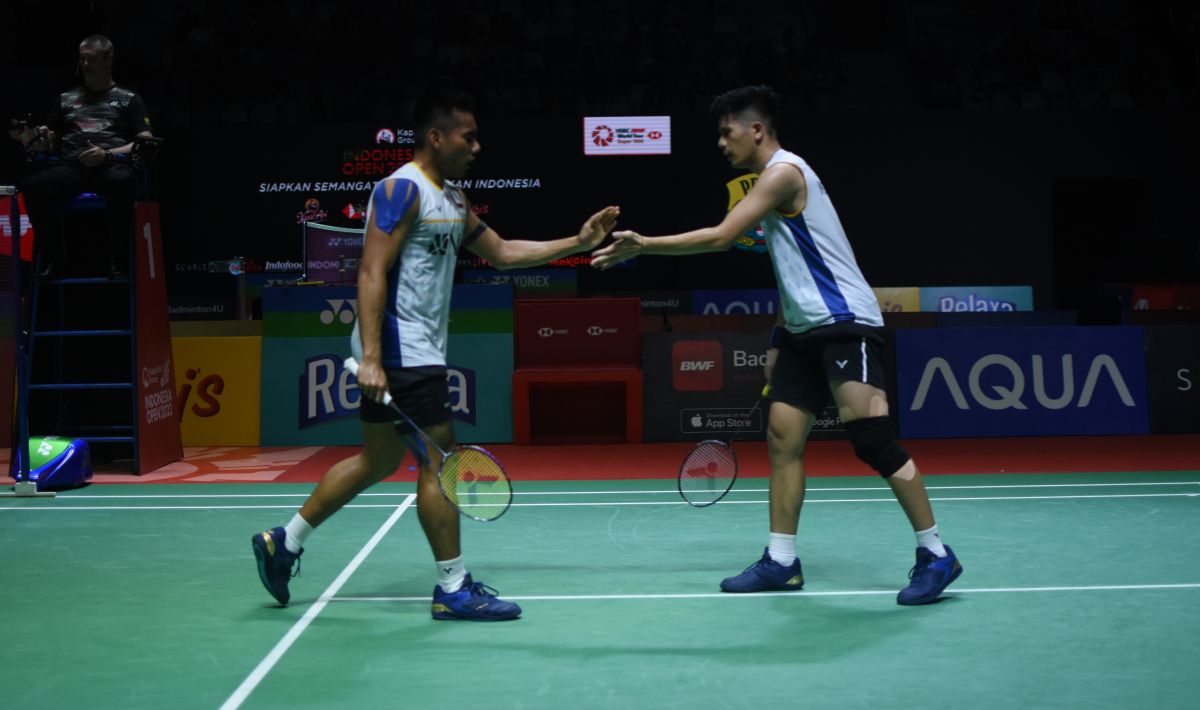 Ganda putra Indonesia, Pramudya Kusumawardana/Yeremia Rambitan. Copyright: © Herry Ibrahim/INDOSPORT