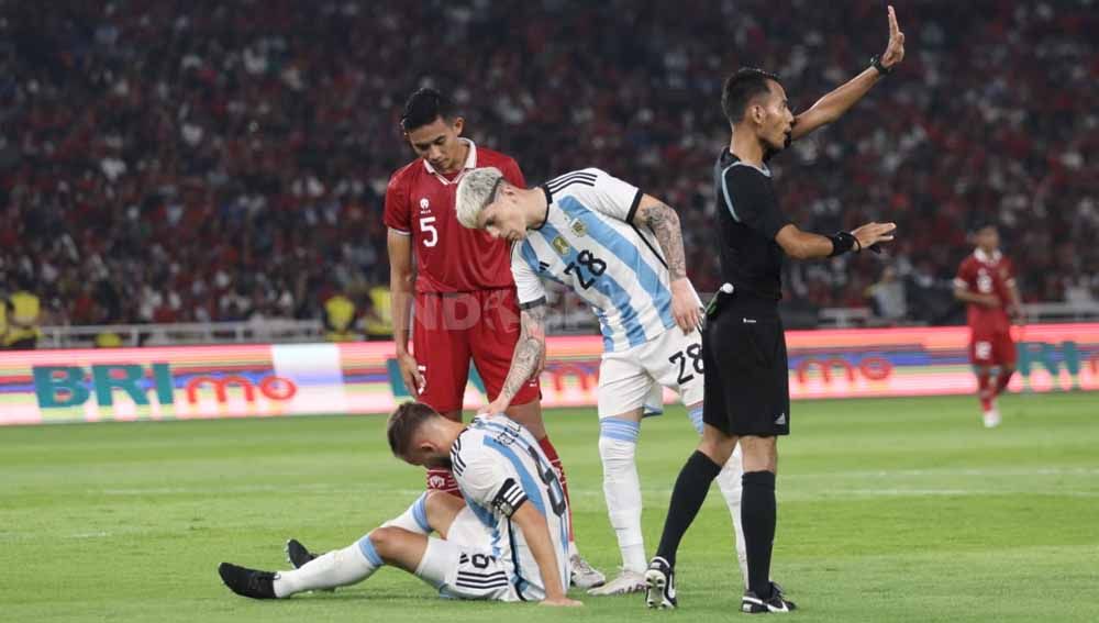 Laga Timnas Indonesia vs Argentina di Stadion Gelora Bung Karno (GBK), Senin (19/06/23). (Foto: Herry Ibrahim/INDOSPORT) Copyright: © Herry Ibrahim/INDOSPORT