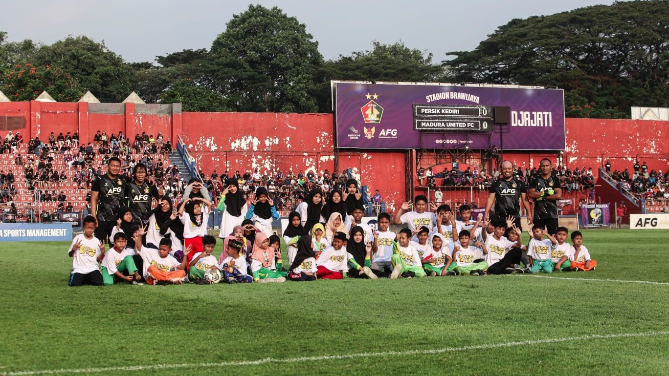 Stadion Brawijaya, markas Persik Kediri kini ramah anak-anak. Copyright: © Media Persik Kediri