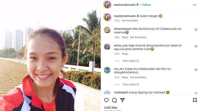 Menilik kabar terkini Masita Mahmudin, mantan pasangan Kevin Sanjaya yang putuskan comeback bermain bulutangkis. Copyright: © instagram@masitamahmudin
