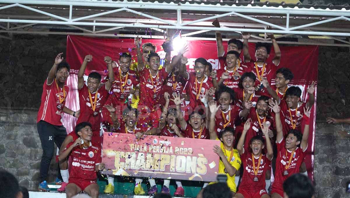 Persija Muda keluar sebagai juara turnamen Piala Persija Series #1 usai mengalahkan PSAD di Lapangan GiantKong, Cijantung, Jakarta Timur, Kamis (22/06/23) malam WIB. Copyright: © Persija Jakarta