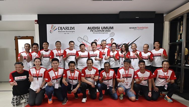 Acara jumpa pers Audisi Umum PB Djarum 2023 di GOR Djarum, Jati, Kudus, Jawa Tengah, Sabtu (1/7/23). Copyright: © Media PB Djarum