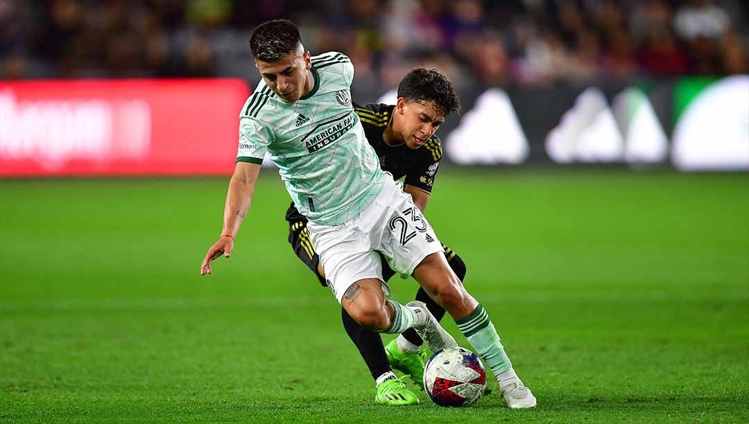 Pemain incaran AC Milan, Thiago Almada. (Foto: REUTERS/Gary A. Vasquez) Copyright: © REUTERS/Gary A. Vasquez