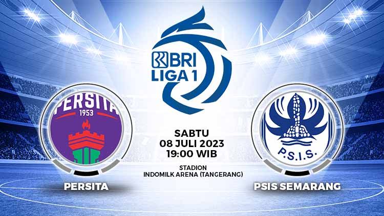 Prediksi Pertandingan antara Persita Tangerang vs PSIS Semarang (RBI Liga 1). Copyright: © Grafis: Yuhariyanto/INDOSPORT