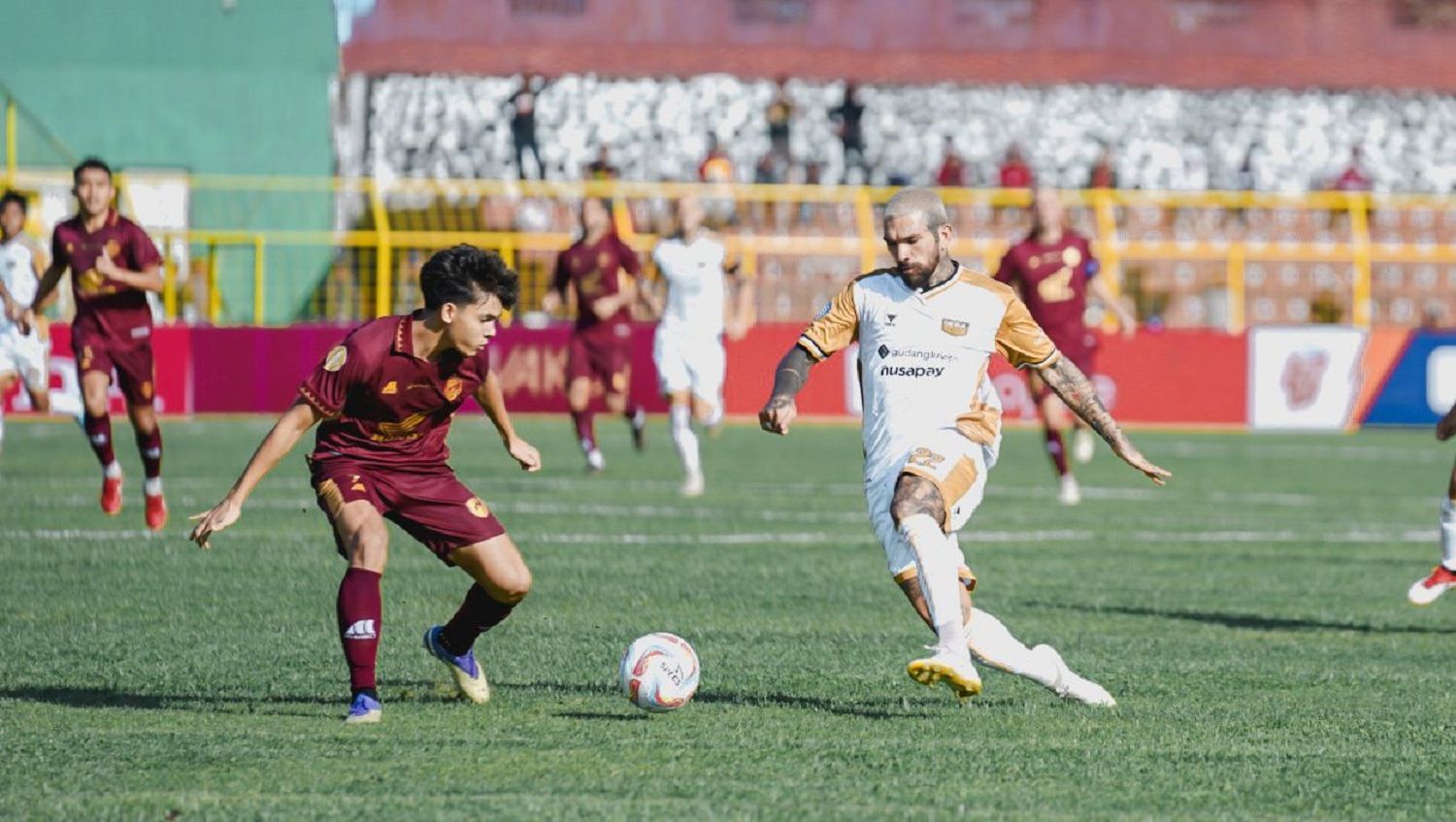 Pertandingan Liga 1 antara PSM Makassar vs Dewa United pada pekan kedua Liga 1 2023/24, Sabtu (08/07/23). Foto: Dewa United Copyright: © Foto: Dewa United