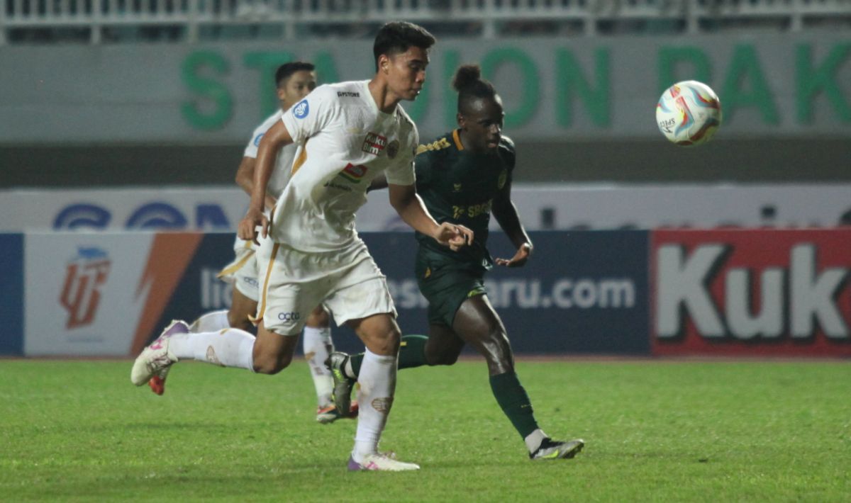 Pertandingan Liga 1 pekan kedua antara Persikabo 1973 vs Persija Jakarta di stadion Pakansari, Minggu (08/07/23). Copyright: © Herry Ibrahim/INDOSPORT