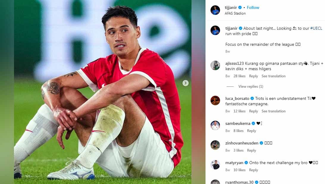 Ibu Tijjani Reinjders asal Indonesia yakni Angelina Lekatompessy menjadi sorotan usai bergabung ke raksasa Liga Italia (Serie A), AC Milan, di bursa transfer. Copyright: © Instagram@tijjanir