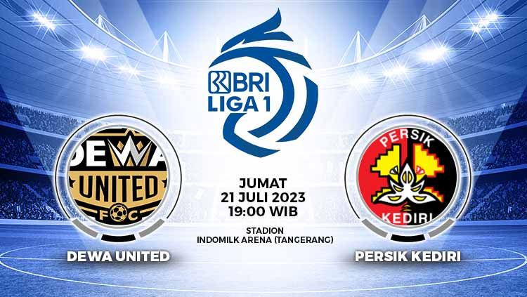 Prediksi Pertandingan antara Dewa United vs Persik Kediri (RBI Liga 1). Copyright: © Grafis: Yuhariyanto/INDOSPORT