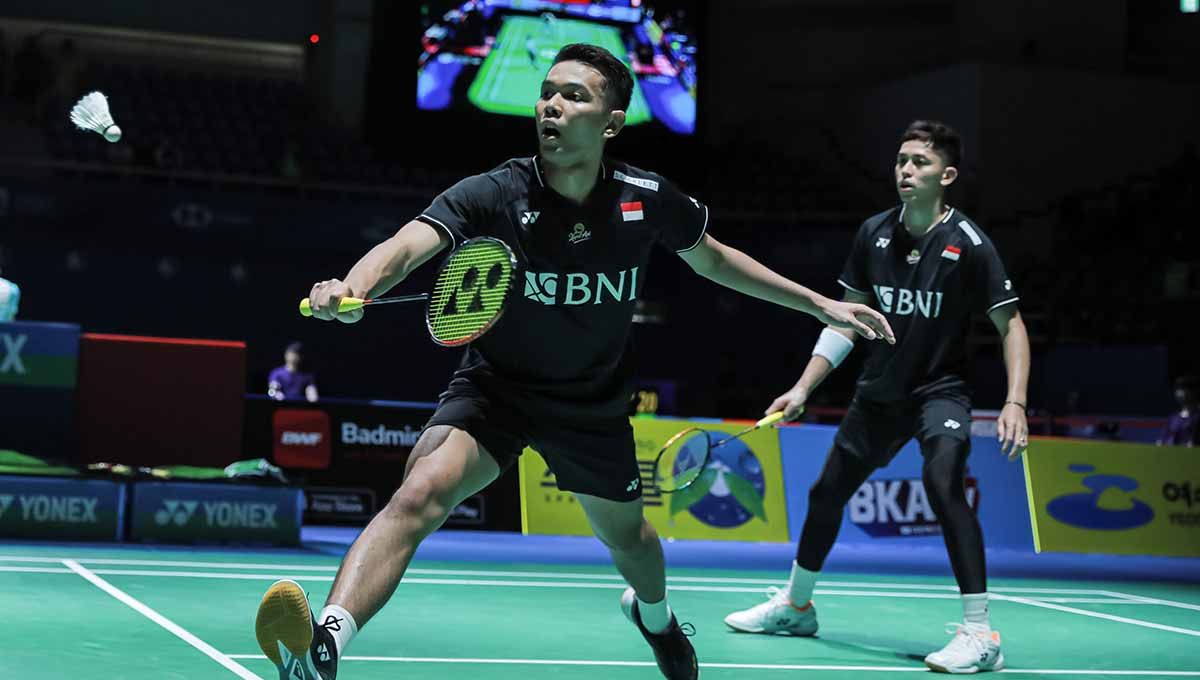 Pasangan ganda putra Indonesia, Fajar Alfian/Muhammad Rian Ardianto. (Foto: PBSI) Copyright: © PBSI