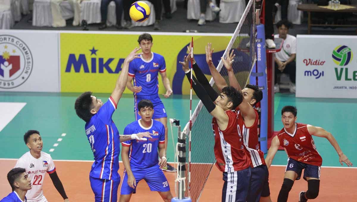 Link live streaming SEA V League 2023 antara Thailand vs Indonesia yang berlangsung di Santa Rosa Sport Complex, Laguna, Filipina, Minggu (30/07/23). (Foto: PBVSI) Copyright: © PBVSI