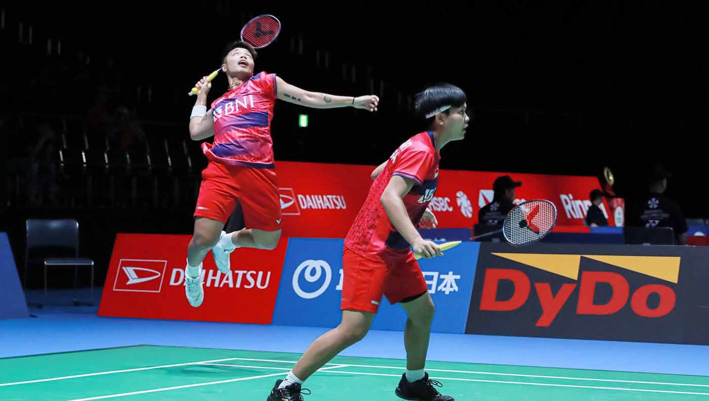 Bak Deja Vu Olimpiade Tokyo 2020, Apriyani Rahayu/Siti Fadia Silva Ramadhanti berpotensi amankan medali emas di Kejuaraan Dunia 2023. Copyright: © PBSI