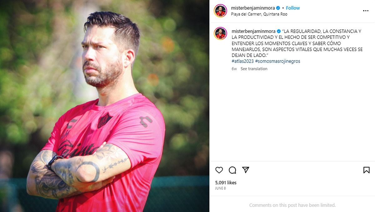 Eks pelatih JDT, Benjamin Mora, yang dikaitkan dengan Persib Bandung. (Foto: instagram@misterbenjaminmora) Copyright: © instagram@misterbenjaminmora