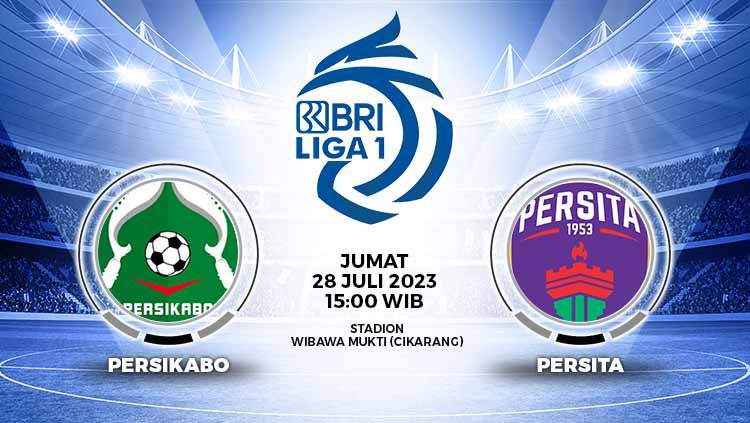 Prediksi Pertandingan antara Persikabo 1973 vs Persita Tangerang (RBI Liga 1). Copyright: © Grafis: Yuhariyanto/INDOSPORT