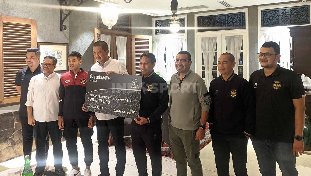 Timnas Indonesia U-22 kembali mendapat apresiasi berkat prestasi yang dicapainya pada ajang SEA Games 2023. Copyright: © Ammara Marthiara/INDOSPORT