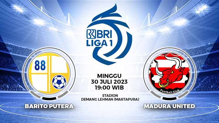 Hasil pertandingan Liga 1 antara Barito Putera vs Madura United. Copyright: © Grafis: Yuhariyanto/INDOSPORT