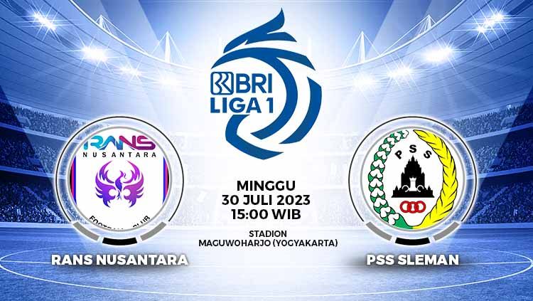 Prediksi Pertandingan antara RANS Nusantara vs PSS Sleman (RBI Liga 1). Copyright: © Grafis: Yuhariyanto/INDOSPORT