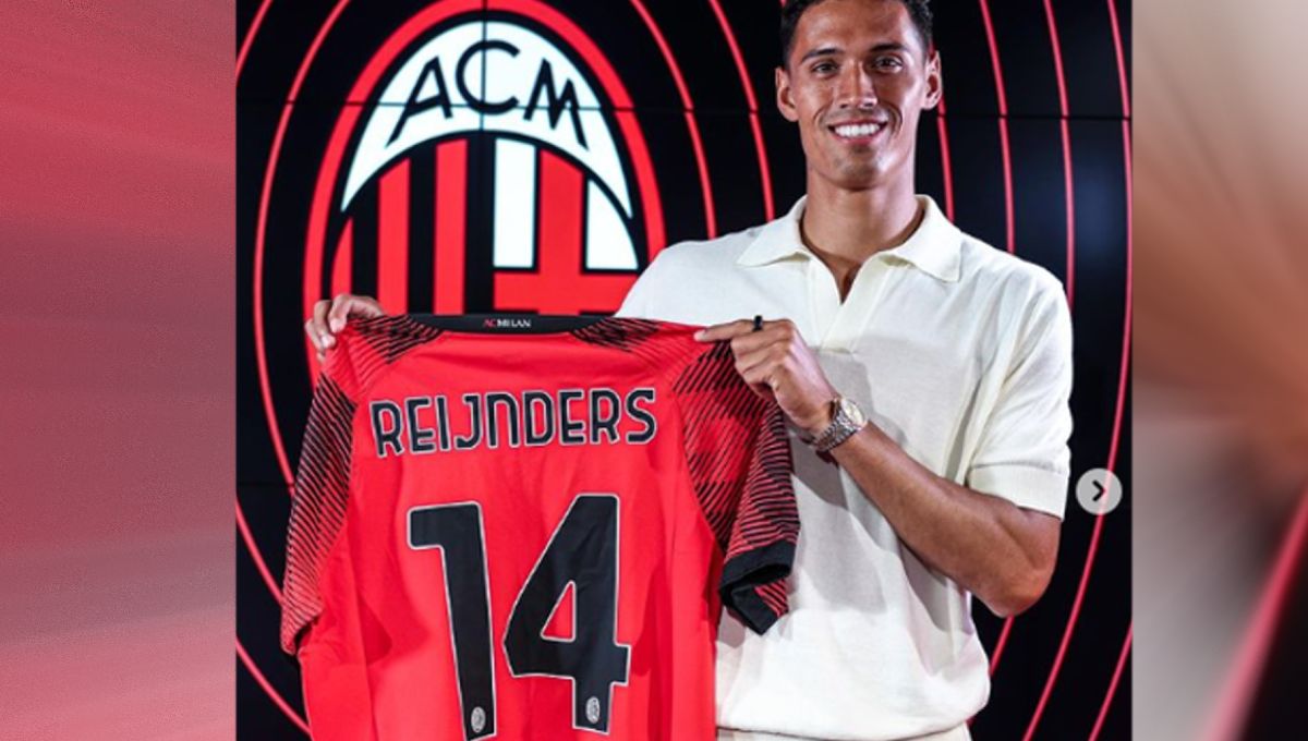 Pemain AC Milan keturunan Indonesia, Tijjani Reijnders, berpotensi meninggalkan klub Liga Italia tersebut untuk gabung ke Manchester United di bursa transfer. Copyright: © instagram.com/tijjanireijnders/