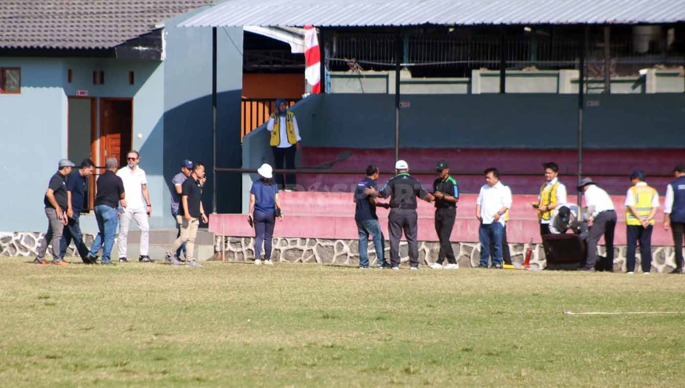 Sejarah baru dicatatkan Stadion Mini Blulukan. Venue yang berlokasi di Kecamatan Colomadu, Kabupaten Karanganyar ini ditinjau FIFA untuk opsi lapangan latihan pada Piala Dunia U-17 20223. Copyright: © Nofik Lukman Hakim/INDOSPORT