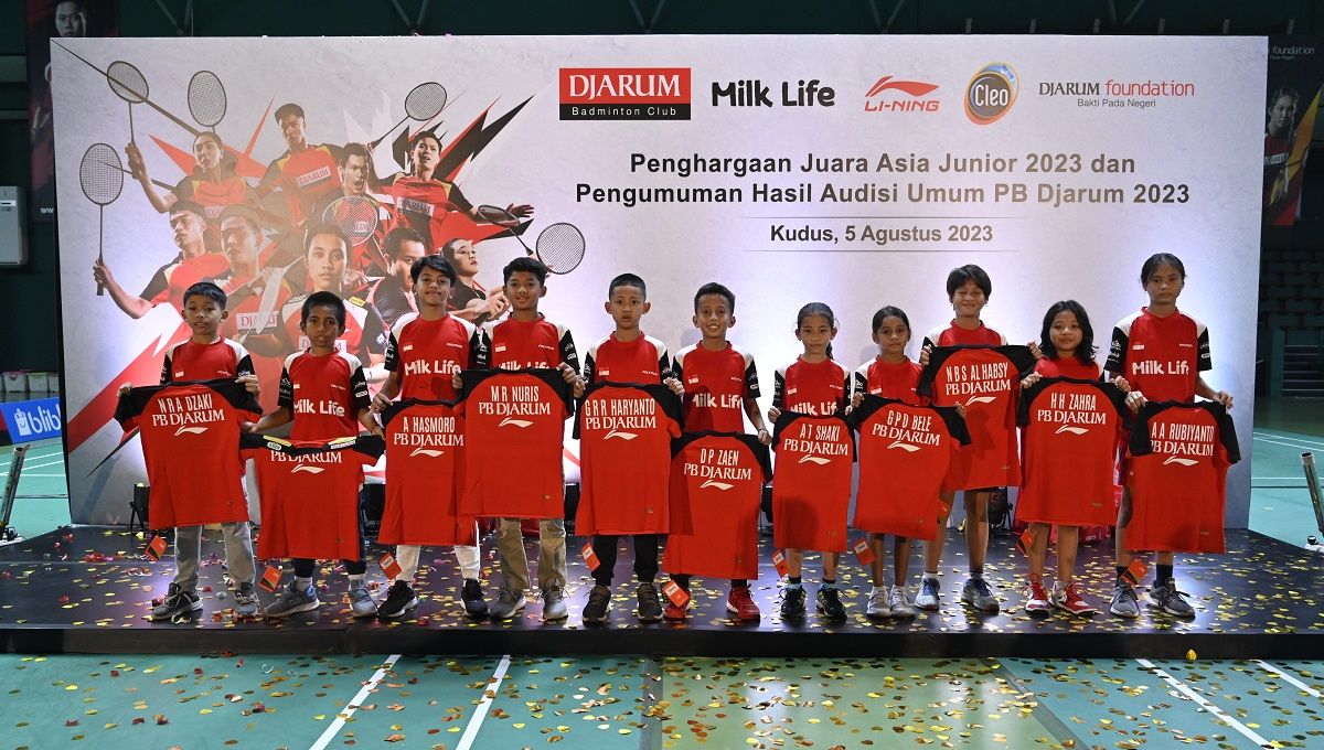 11 atlet muda yang lolos masuk PB Djarum. Copyright: © Media PB Djarum