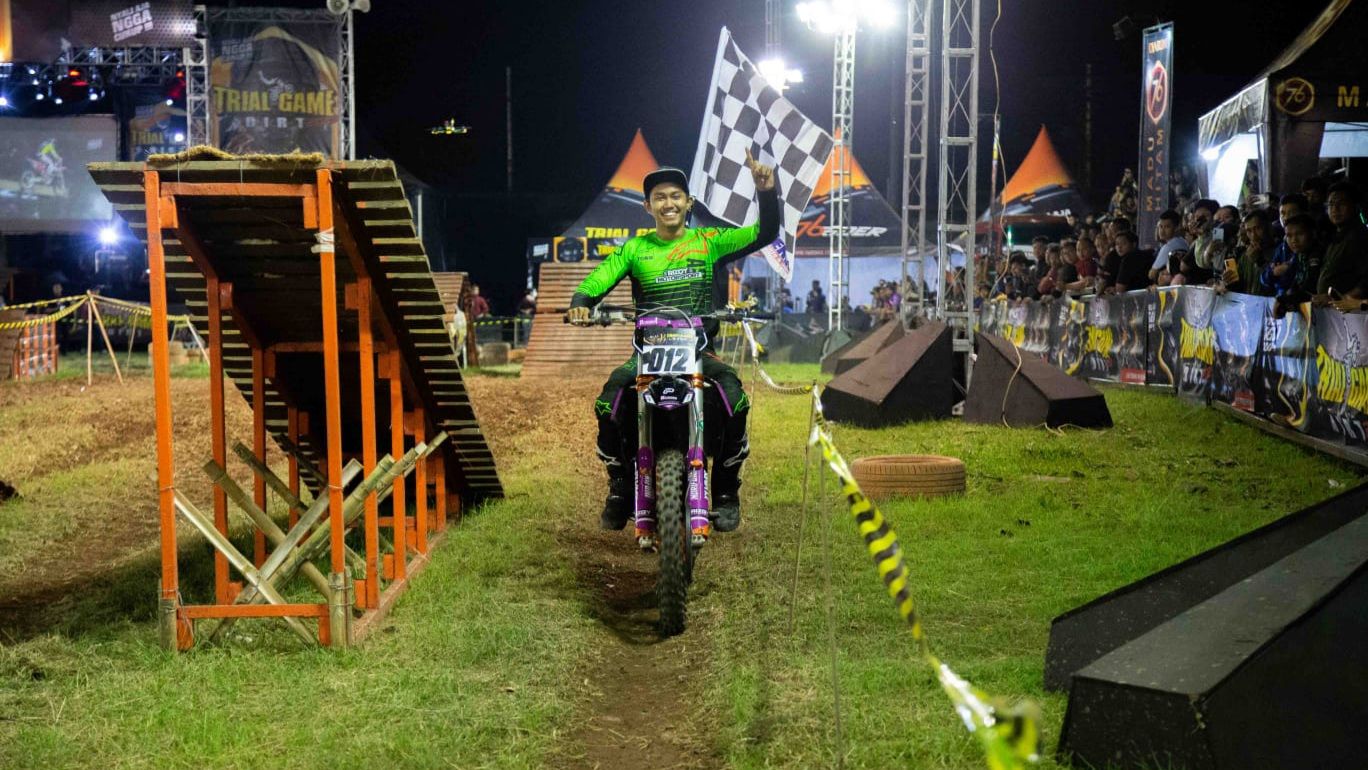 Pembalap muda Indonesia, Lantian Juan. Copyright: © Media Trial Game Dirt