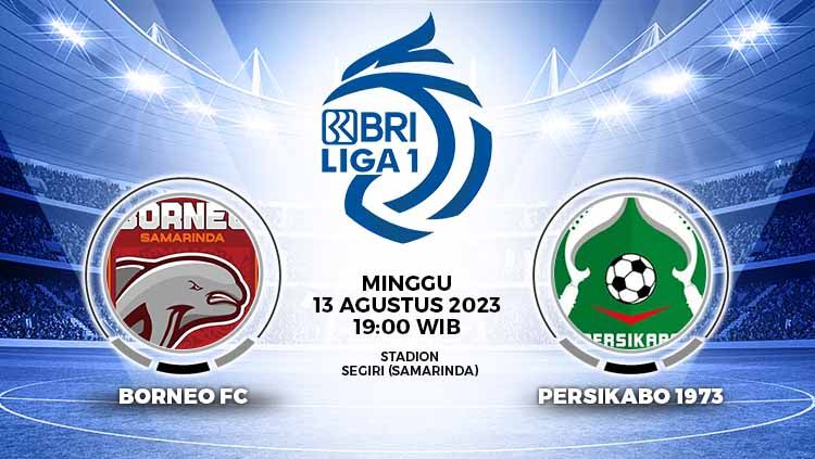 Simak link live streaming Liga 1 2023/2024 antara Borneo FC vs Persikabo 1973, Minggu (13/08/23) pukul 19.00 WIB di Stadion Segiri. Copyright: © Grafis: Yuhariyanto/INDOSPORT