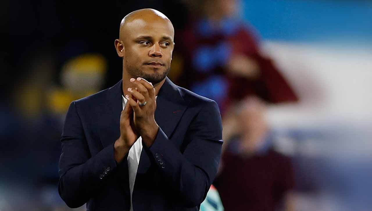 Pelatih Burnley Vincent Kompany usai pertandingan pada laga Liga Inggris 2023-2024, Sabtu (12/08/23) dini hari WIB. (Foto: REUTERS/Jason Cairnduff) Copyright: © REUTERS/Jason Cairnduff