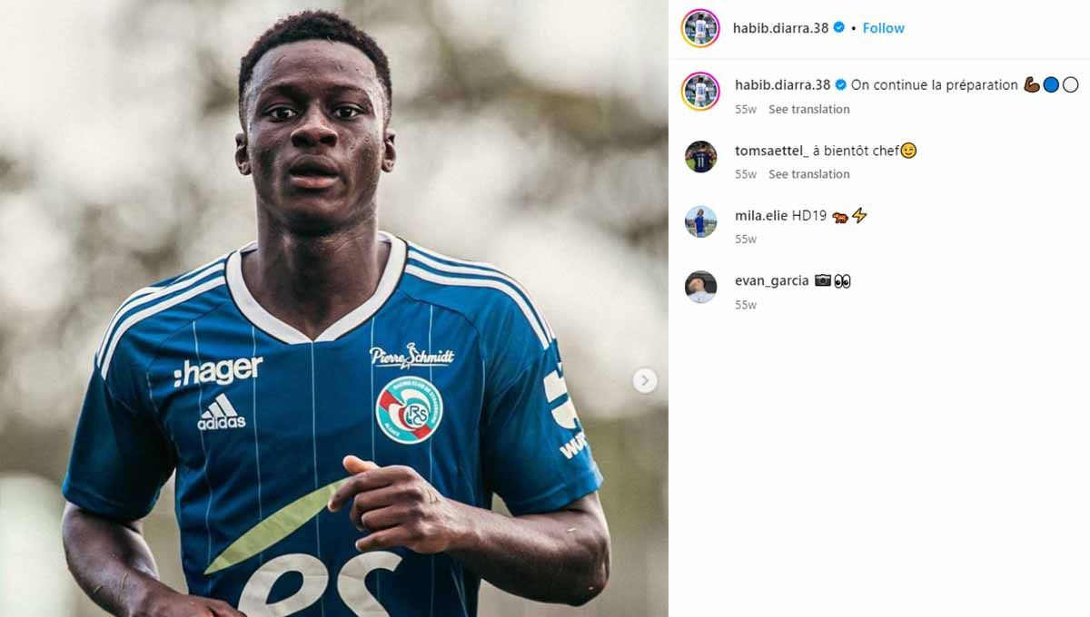 Klub Liga Italia (Serie A), Juventus, memiliki rencana licik untuk bisa merebut gelandang Strasbourg, Habib Diarra, dari tangan Chelsea pada bursa transfer. Copyright: © Instagram@habib.diarra.38