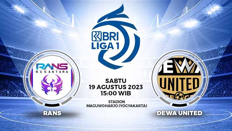 Prediksi Pertandingan antara RANS Nusantara vs Dewa United (RBI Liga 1). Copyright: © Grafis: Yuhariyanto/INDOSPORT