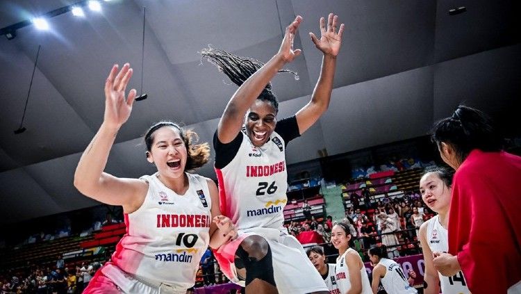 Timnas Basket Putri Indonesia di FIBA Women’s Asia Cup 2023 Divisi B. Copyright: © Perbasi.