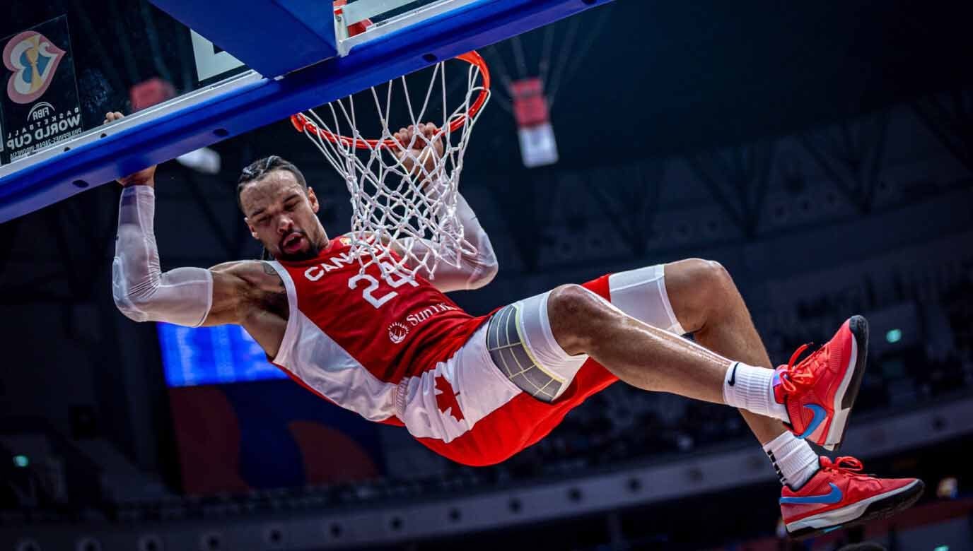 Kanada memastikan diri keluar sebagai juara Grup H kompetisi basket FIBA World Cup 2023. Copyright: © FIBA World Cup 2023