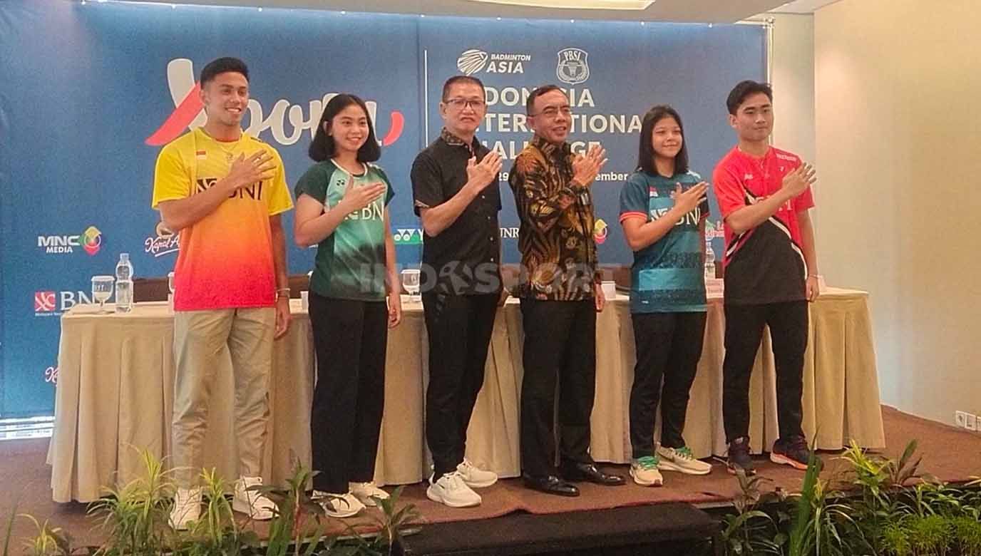 Link live streaming Indonesia International Challenge 2023 yang dimulai hari ini, Selasa (29/08/23) bisa kalian saksikan melalui kanal YouTube PBSI. (Foto: Aldi Aulia Anwar/INDOSPORT) Copyright: © Aldi Aulia Anwar/INDOSPORT