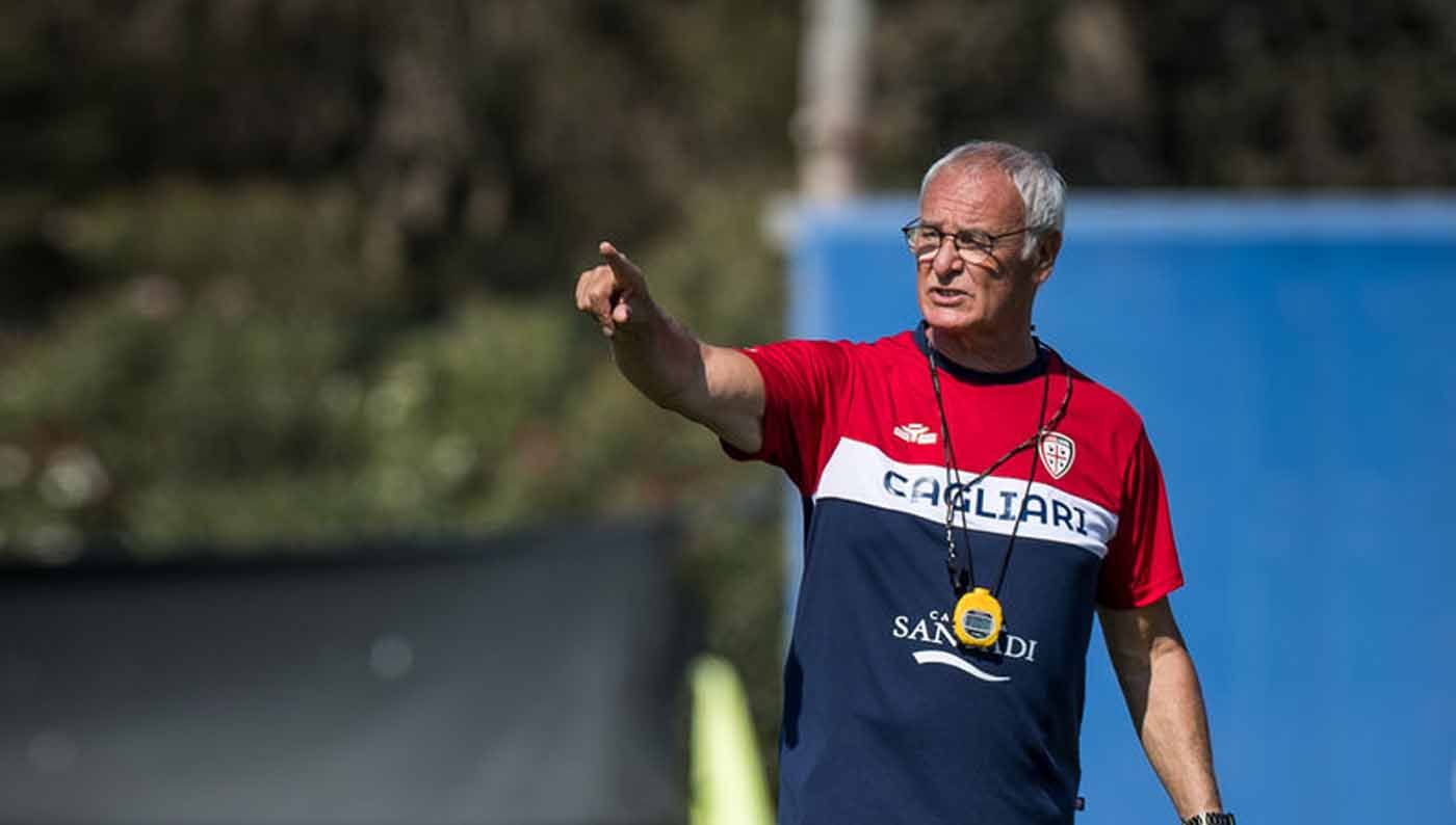 Jadi korban keganasan klub Liga Italia (Serie A), Inter Milan, Claudio Ranieri selaku pelatih Cagliari sebut Nerazzurri jadi kandidat kuat scudetto. Copyright: © cagliaricalcio