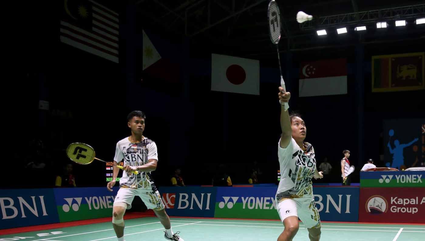 Pasangan ganda campuran Indonesia, Jafar Hidayatullah/Aisyah Salsabila Putri Pranata. Foto: PP PBSI. Copyright: © PP PBSI