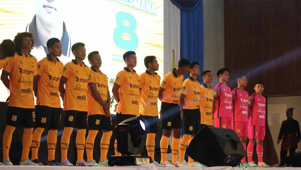 Launching pemain dan jersey PSDS. (Foto: PSDS Deli Serdang) Copyright: © PSDS Deli Serdang