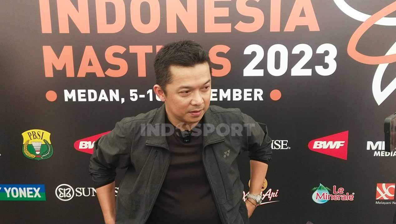 Legenda tunggal putra Indonesia, Taufik Hidayat. (Foto: Aldi Aulia Anwar/INDOSPORT) Copyright: © Aldi Aulia Anwar/INDOSPORT