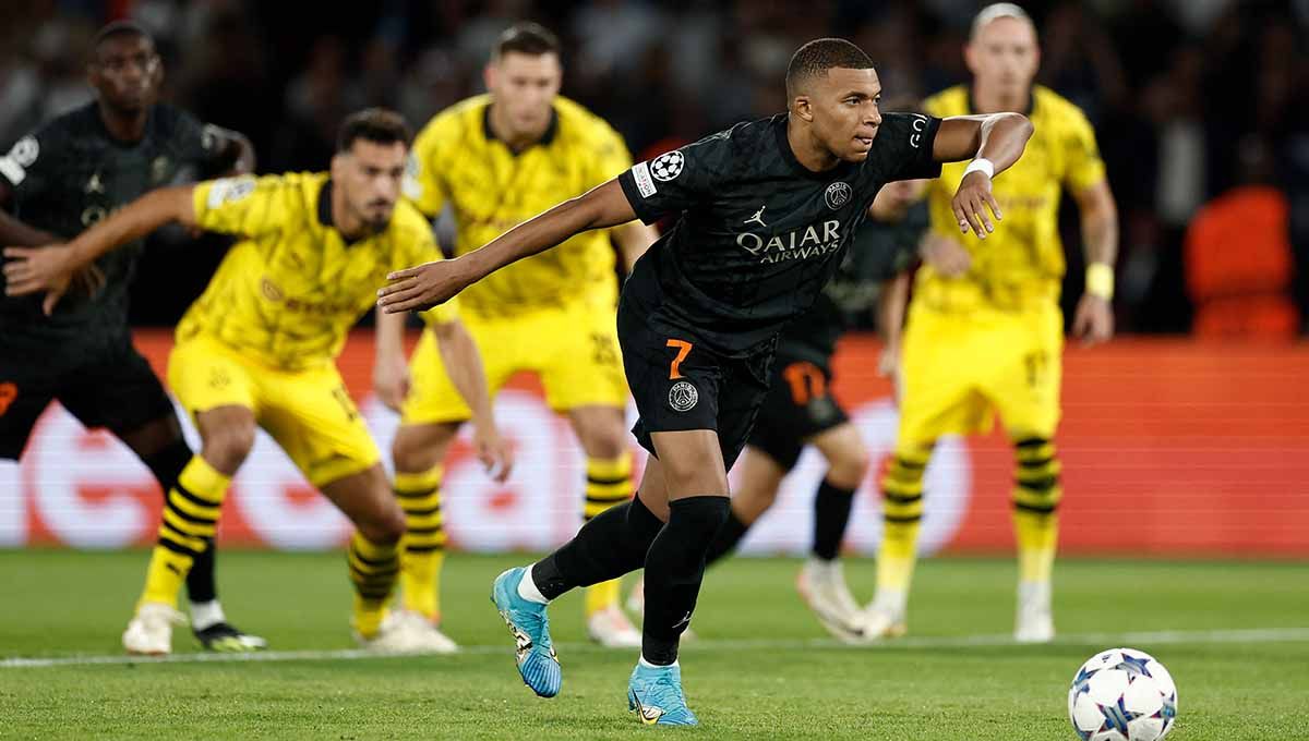 Bukan Real Madrid, Kylian Mbappe bakal berlabuh ke raksasa Liga Jerman (Bundesliga), Bayern Munchen, pada bursa transfer musim panas 2024. Copyright: © REUTERS/Benoit Tessier