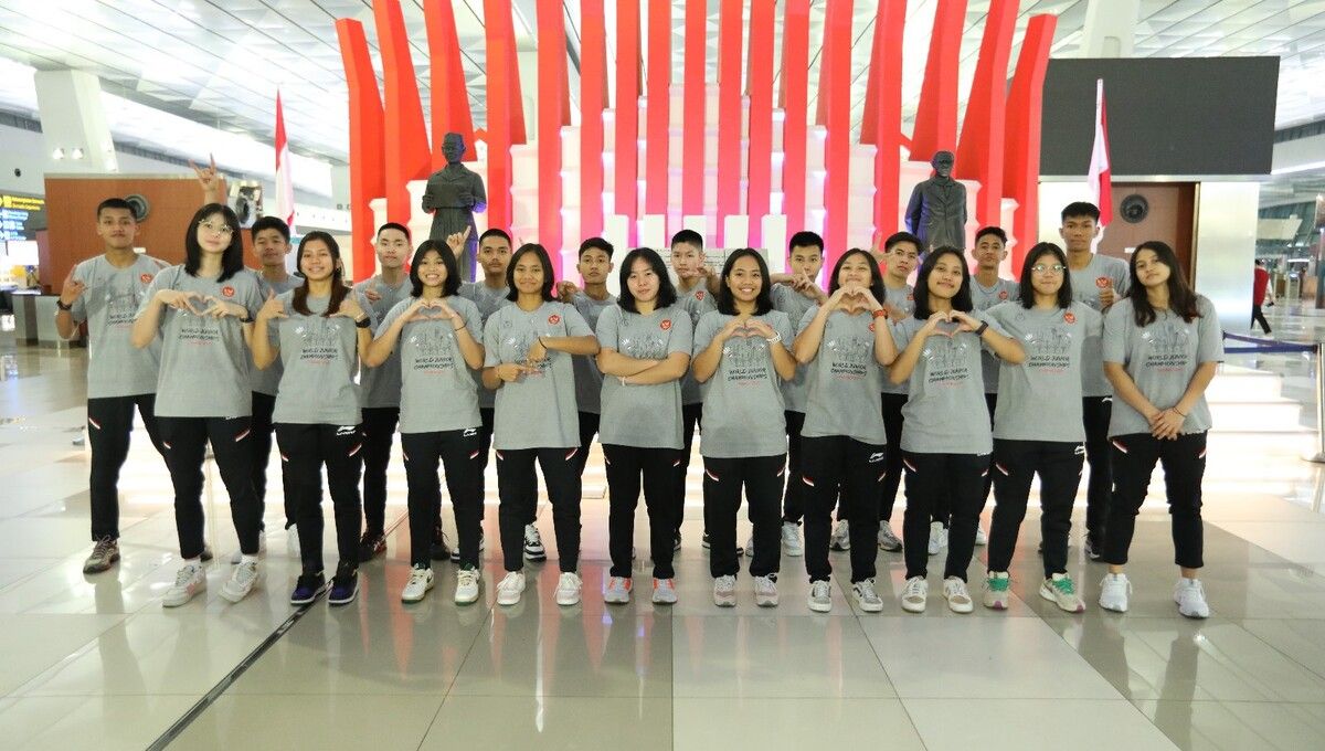 Skuat Indonesia di BWF World Junior Mixed Team Championships 2023 (Foto: PBSI) Copyright: © PP PBSI