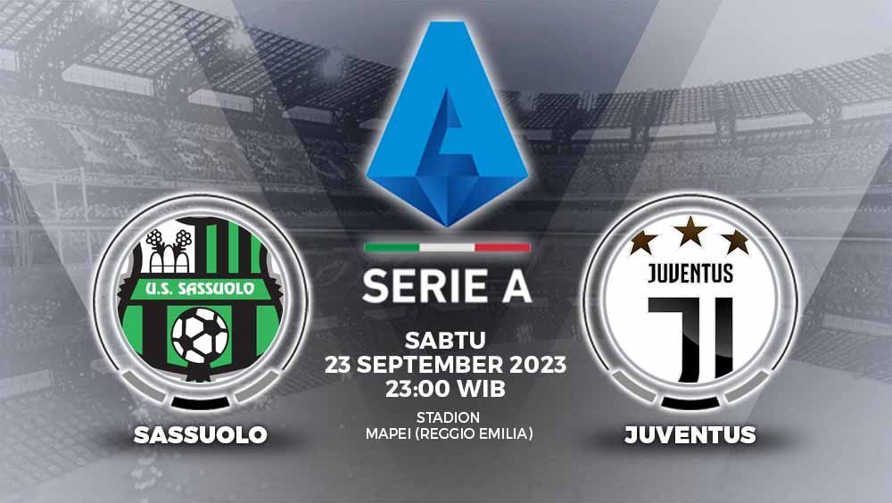 Prediksi pertandingan antara Sassuolo vs Juventus (Liga Italia). Copyright: © Grafis: Yuhariyanto/INDOSPORT