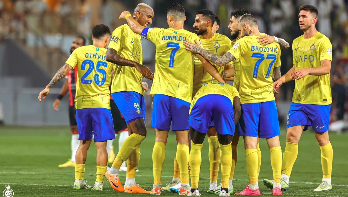 Link live streaming Liga Arab Saudi 2023/2024 atara Al Feiha vs Al Nassr  pada Sabtu (28/10/23) pukul 22.00 WIB. Copyright: © Al Nassr FC