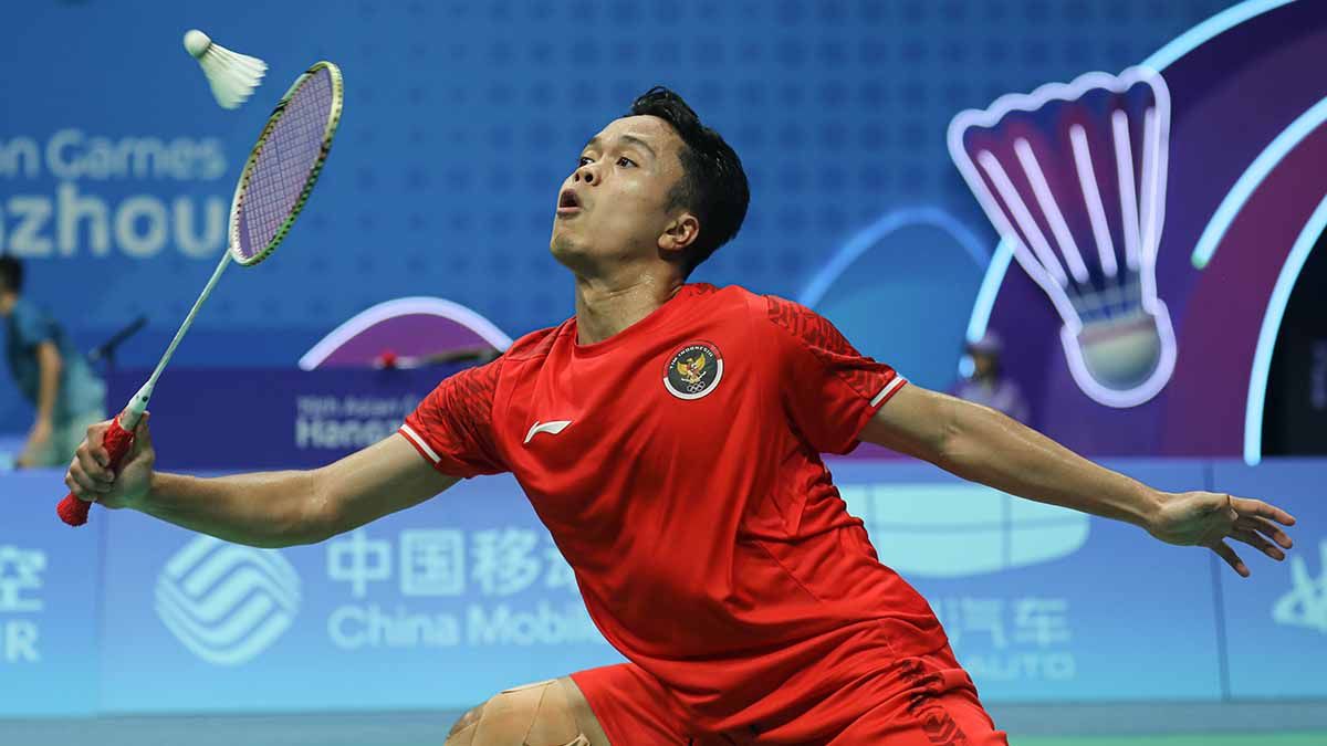 Meniliik tiga bintang PBSI yang kondisinya memprihatinkan jelang bertanding di Denmark Open 2023, seperti Anthony Ginting hingga Daniel Marthin. Copyright: © PBSI