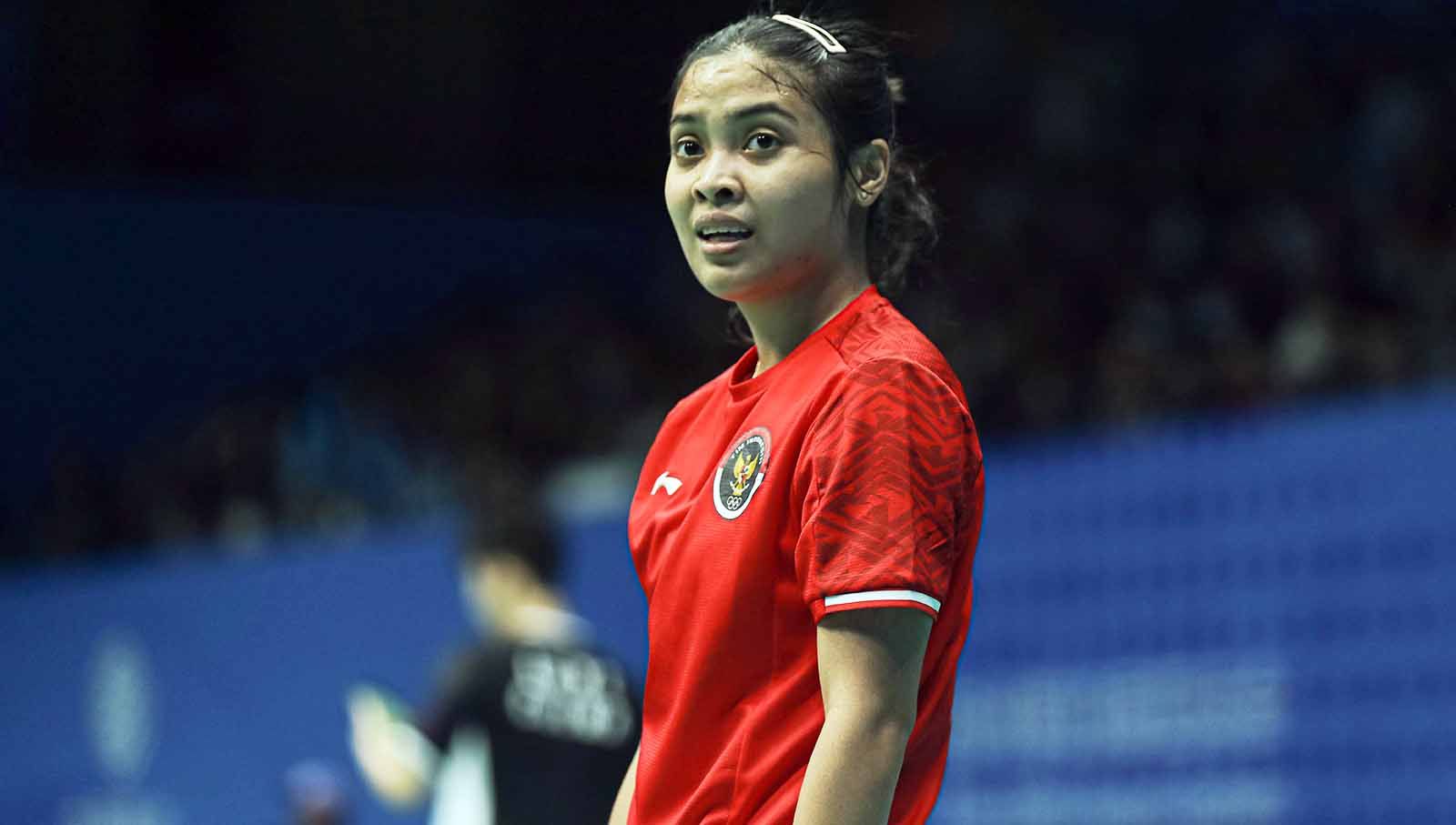 Mengulas empat juara dunia yang jadi korban keganasan Gregoria Mariska, yang terbaru Nozomi Okuhara di Denmark Open 2023. Copyright: © PBSI