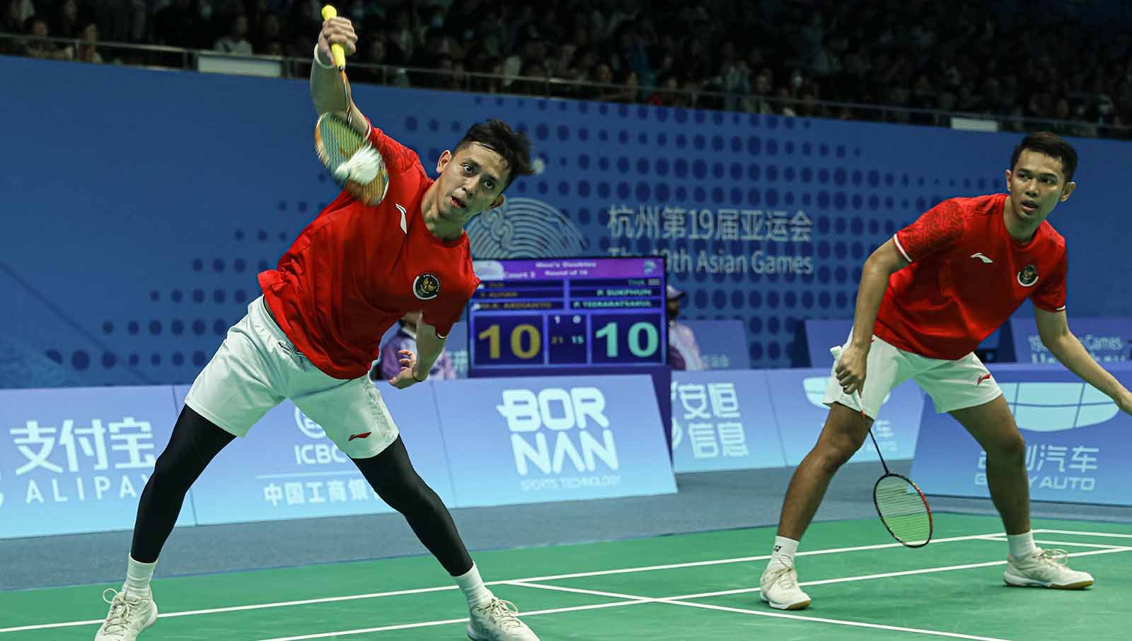 Fajar Alfian/Muhammad Rian Ardianto bisa terpental dari peringkat pertama atau WR 1 dalam ranking BWF usai terdepak dari Asian Games 2022. (Foto: PBSI) Copyright: © PBSI