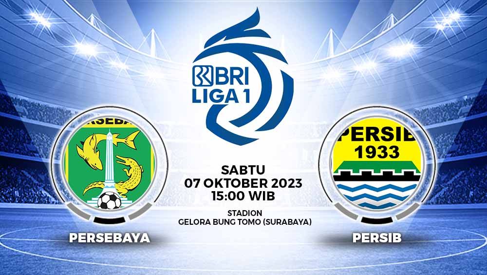 Prediksi Pertandingan antara Persebaya Surabaya vs Persib Bandung (BRI Liga 1). Copyright: © Grafis: Yuhariyanto/INDOSPORT