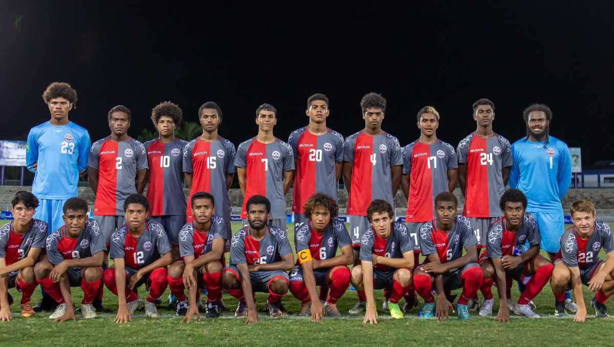 Para Pemain Kaledonia Baru U-17 yang akan bertanding di Piala Dunia U-17 di Indonesia. Copyright: © fedcalfoot.com